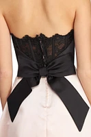 Mina Satin And Lace Ball Gown