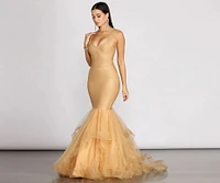 Corina Formal Bandage Tulle Dress