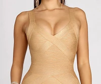 Corina Formal Bandage Tulle Dress