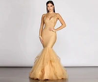 Corina Formal Bandage Tulle Dress