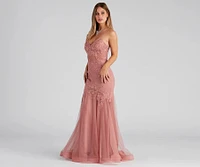 Jenika Formal Embroidered Ball Gown