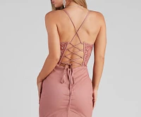 Jenika Formal Embroidered Ball Gown
