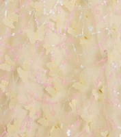 Kallie Butterfly Mesh A-Line Ball Gown