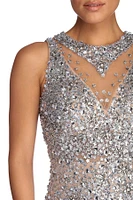 Everleigh Radiating Gemstone Mermaid Dress
