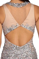 Everleigh Radiating Gemstone Mermaid Dress