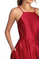 Harper Formal Satin Ball Gown