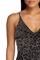 Colette Formal Beaded Sleeveless Dress