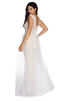 Allie Formal Floral Lace Dress