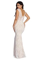 Allie Formal Floral Lace Dress