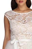 Allie Formal Floral Lace Dress