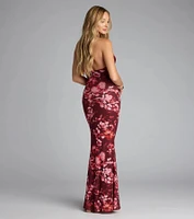 Own the Bloom Floral Strappy Halter Maxi