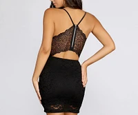 Lust & Lace Mini Dress