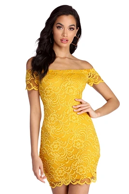 Lace Darling Mini Dress