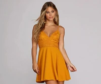 Flirty And Flowy Skater Dress