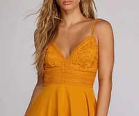 Flirty And Flowy Skater Dress