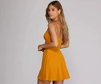 Flirty And Flowy Skater Dress