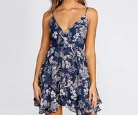 Flirty Floral Skater Dress