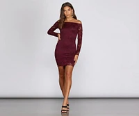 Obsessed Over Lace Mini Dress