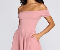Dreaming Of Romance Skater Dress