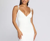 Tied To Style Mini Dress