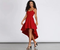 Bow Beauty High Low Dress
