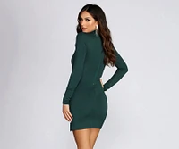 Curves Ahead Knit Mini Dress
