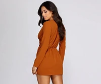 Knot Just Another Mini Dress