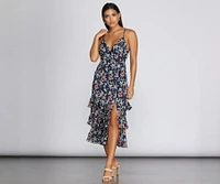 Chic Chiffon Tiered Dress