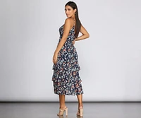 Chic Chiffon Tiered Dress