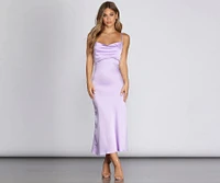 Zest Lace-Up Midi Dress