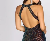 Luxe Lights Sequin Midi Dress