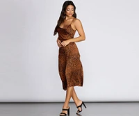 Fashionably Fierce Midi Dress
