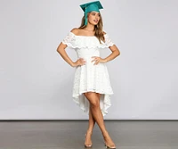 A Lace Affair High Low Skater Dresses