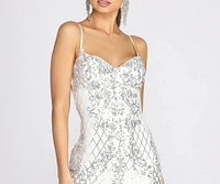 Sultry Sequins Midi Dress