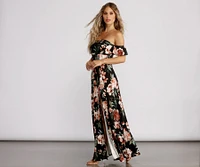 Stuck on Floral Maxi Dress