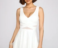 Spotlight On Me Tiered Skater Dress
