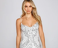 Gorgeous Girl Sequin Midi Dress