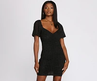 Playful Polka Dots Mini Dress