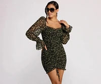 For The Love of Florals Mini Dress