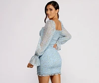 For The Love of Florals Mini Dress