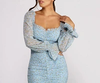 For The Love of Florals Mini Dress