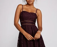Sweet Darling Lace Mini Dress