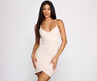 Glam Glitter Girl Mini Dress