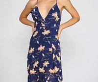 Free-spirited Floral Beauty Sleeveless Maxi Dress
