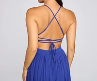 Dionne Formal Cutout Chiffon Dress