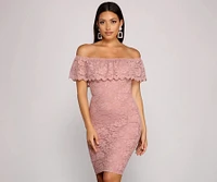 Stunner Lace Midi Dress