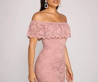 Stunner Lace Midi Dress