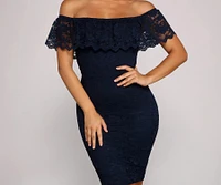 Stunner Lace Midi Dress