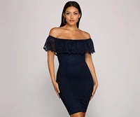 Stunner Lace Midi Dress