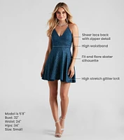 Shine Bright Skater Dress